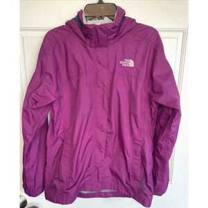 The North Face HyVent Windbreaker Rain Jacket Girl’s Sz L 14/16 Nature Outdoor